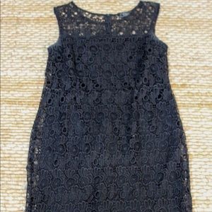 Black lace dress